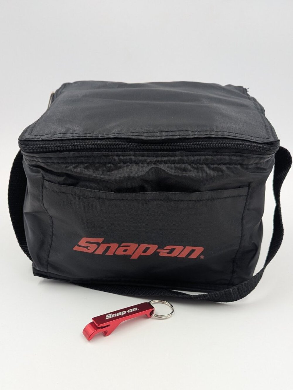 Snap-on Insulated Lunch Bag & Opener Keychain